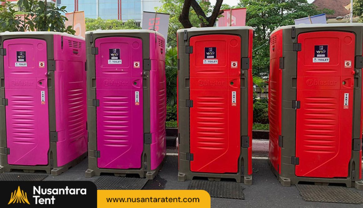 Kenyamanan Maksimal dengan Sewa Toilet Portable dari Nusantara Tentt